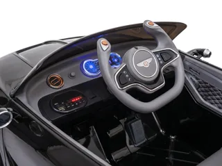 Voiture électrique enfant Bentley EXP noir 12V, phares et feux fonctionnels, pour enfant de 3-6 ans