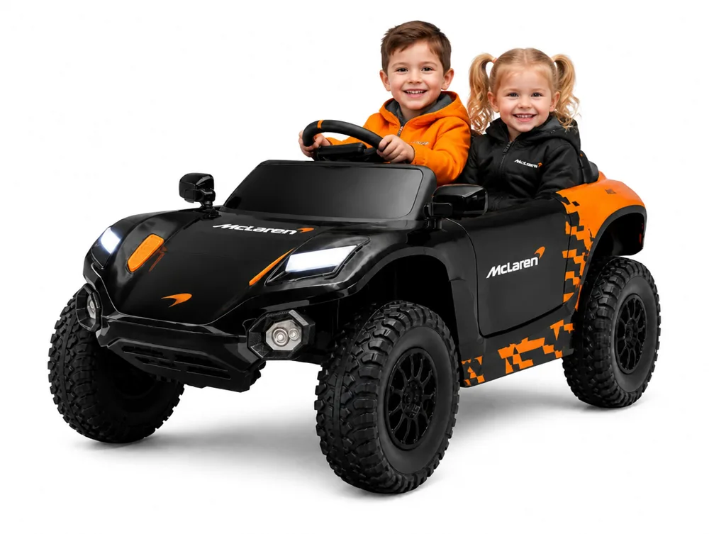 Voiture électrique enfant McLaren Rally 12V, sous licence officielle, pour enfant de 3-6 ans