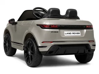 Voiture électrique enfant Range Rover Evoque gris 12V, ceinture de sécurité, pour enfant de 3-6 ans