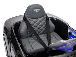 Voiture électrique enfant Bentley EXP noir 12V, ceinture de sécurité, pour enfant de 3-6 ans