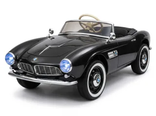 BMW 507 enfant, Noir, vue trois-quarts avant