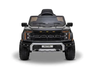Voiture électrique enfant Ford Raptor noir 12V, démarrage progressif Soft-Start, pour enfant de 3-6 ans