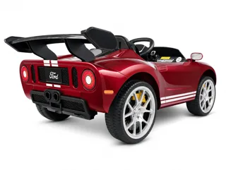 Voiture électrique enfant Ford GT 24V, habitacle simili cuir, pour enfant de 5-9 ans