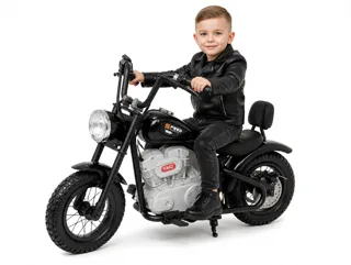 Voiture électrique enfant Moto Chopper 24V, cadre acier renforcé, pour enfant de 5-9 ans