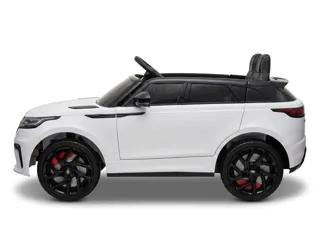 Voiture électrique enfant Range Rover Velar blanc 12V, lecteur MP3 Bluetooth, pour enfant de 3-6 ans