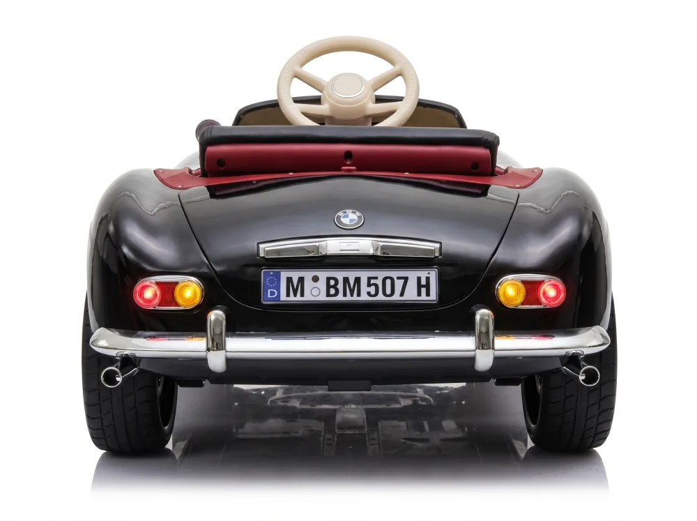 BMW 507 cabriolet enfant capot ouvert vue latérale