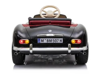 BMW 507 enfant, Noir, vue arrière, plaque BM507 H
