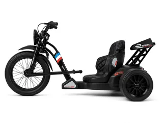 Voiture électrique enfant Tricycle Drift Électrique 24V, mode drift dérapage contrôlé, cadre acier renforcé, pour enfant de 5-9 ans