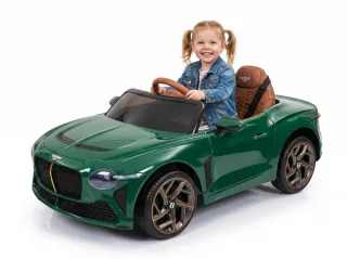 Bentley Bacalar enfant, Vert British Racing, fillette au volant