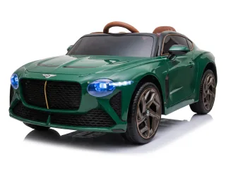 Bentley Bacalar enfant, Vert British Racing, vue trois-quarts avant