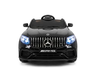 Voiture électrique enfant Mercedes GLC 63 AMG noir 12V, démarrage progressif Soft-Start, pour enfant de 3-6 ans