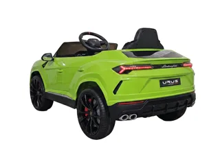 Voiture électrique enfant Lamborghini Urus vert 12V, sous licence officielle, démarrage progressif Soft-Start, pour enfant de 3-6 ans