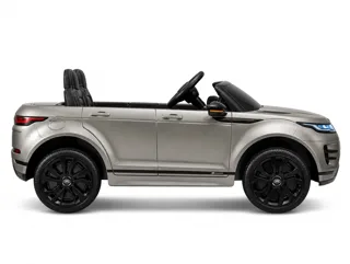 Voiture électrique enfant Range Rover Evoque gris 12V, pneus tout-terrain, pour enfant de 3-6 ans