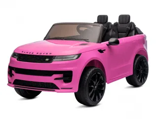 Voiture électrique enfant Range Rover Sport rose 24V, batterie 7 Ah, pour enfant de 5-9 ans