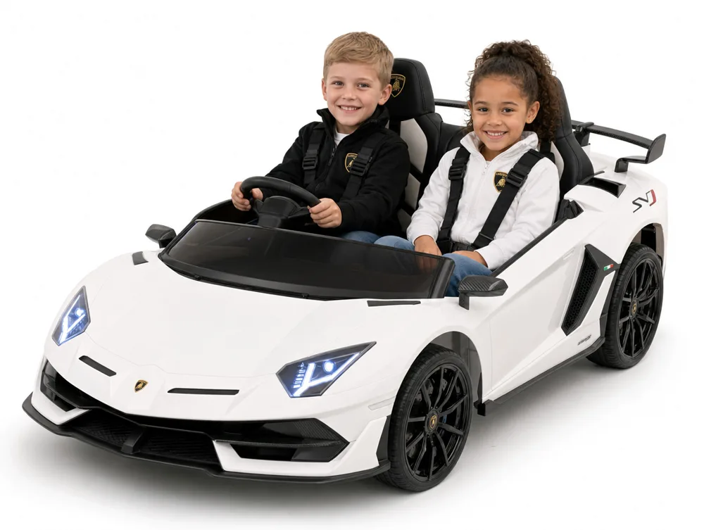 Lamborghini Aventador SVJ enfant électrique 24V biplace, lignes SVJ