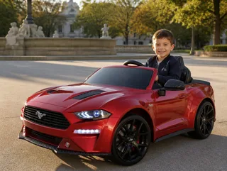 Voiture électrique enfant Ford Mustang Drift 24V, mode drift dérapage contrôlé, pour enfant de 5-9 ans