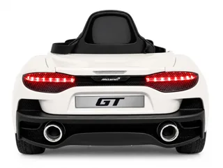 Voiture électrique enfant McLaren 620 GT blanc 12V, sous licence officielle, phares et feux fonctionnels, pour enfant de 3-6 ans