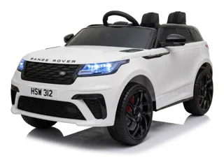 Voiture électrique enfant Range Rover Velar blanc 12V, avec télécommande parentale, pour enfant de 3-6 ans