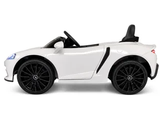 Voiture électrique enfant McLaren 620 GT blanc 12V, sous licence officielle, lecteur MP3 Bluetooth, pour enfant de 3-6 ans