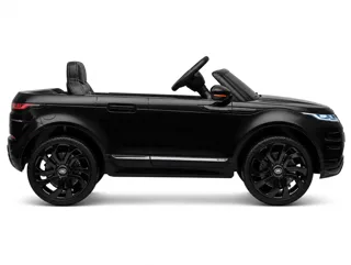 Voiture électrique enfant Range Rover Evoque noir 12V, avec télécommande parentale, démarrage progressif Soft-Start, pour enfant de 3-6 ans