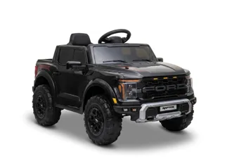 Voiture électrique enfant Ford Raptor noir 12V, avec télécommande parentale, pour enfant de 3-6 ans