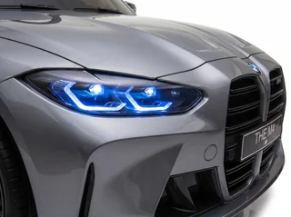 BMW M4 enfant 12V gris métallisé, habitacle