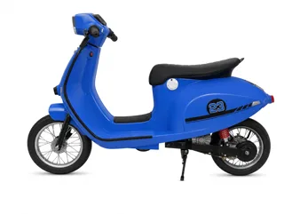 Voiture électrique enfant Vespa Électrique bleu 24V, pour enfant de 5-9 ans, visuel 4
