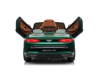 Bentley Bacalar enfant, Vert British Racing, vue arrière portes en élytre
