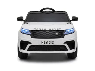 Voiture électrique enfant Range Rover Velar blanc 12V, démarrage progressif Soft-Start, pour enfant de 3-6 ans