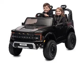 Voiture électrique enfant Ford Raptor noir 24V, batterie 7 Ah, pour enfant de 5-9 ans