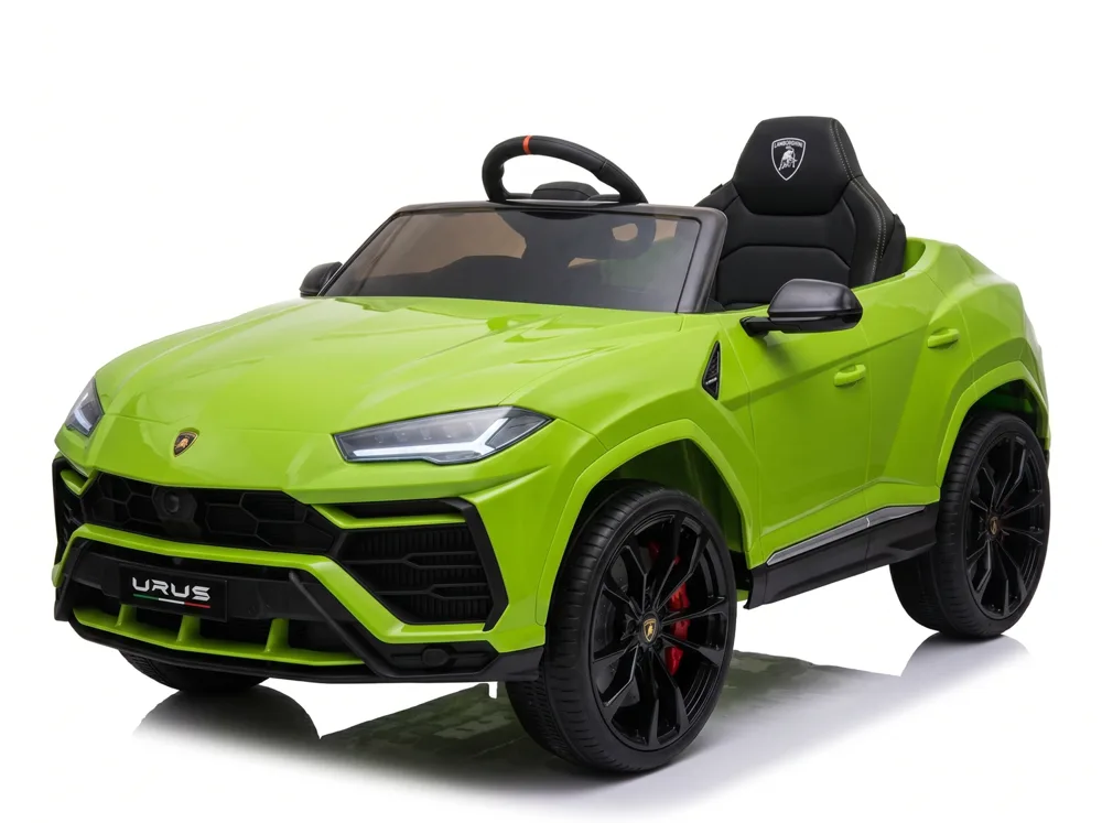 Voiture électrique enfant Lamborghini Urus vert 12V, sous licence officielle, pour enfant de 3-6 ans