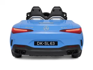 Voiture électrique enfant Mercedes SL 63 bleu 12V, lecteur MP3 Bluetooth, pour enfant de 3-6 ans
