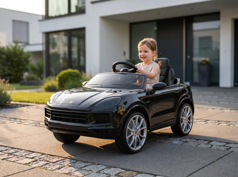 Porsche Cayenne enfant trois-quarts arrière feu LED