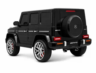 Voiture électrique enfant Mercedes G63 AMG noir métallisé 24V, phares et feux fonctionnels, pour enfant de 5-9 ans