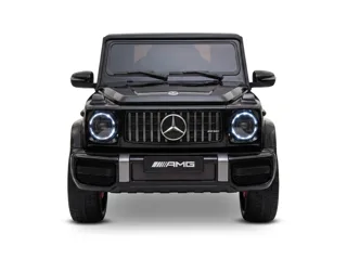 Voiture électrique enfant Mercedes G63 AMG noir 12V, suspensions, pour enfant de 3-6 ans