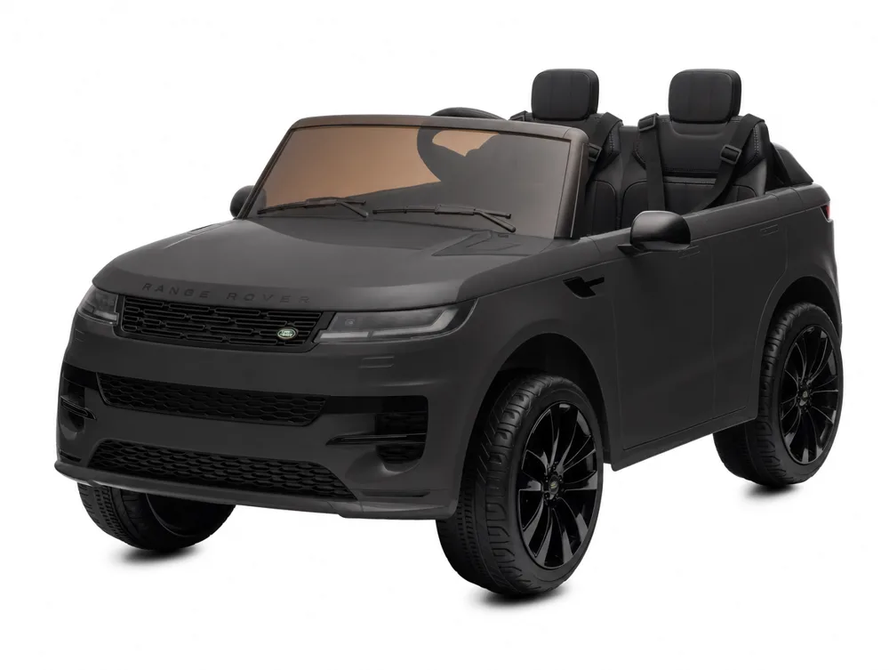 Voiture électrique enfant Range Rover Sport noir 24V, sous licence officielle, pour enfant de 5-9 ans
