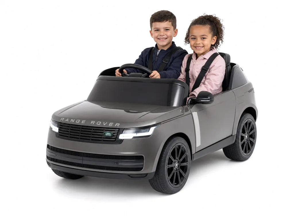 Voiture électrique enfant Range Rover Vogue noir 24V, sous licence officielle, pour enfant de 5-9 ans