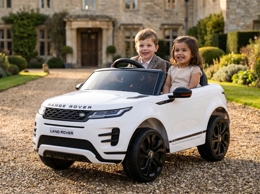 Range Rover Evoque enfant 12V, vue détail design urbain