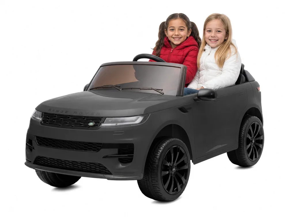 Voiture électrique enfant Range Rover Sport noir 24V, sous licence officielle, pour enfant de 5-9 ans