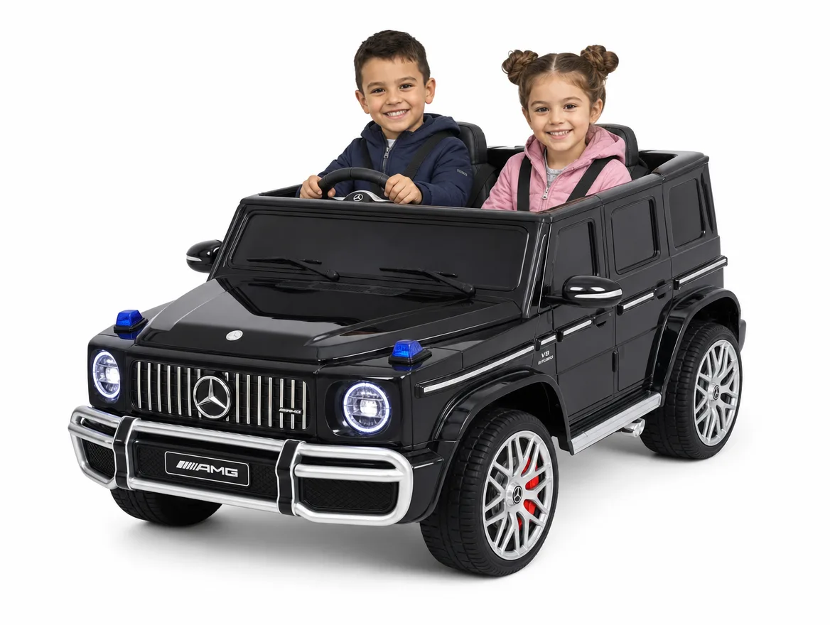 Mercedes G63 AMG enfant 24V biplace, 4x4 tout-terrain deux places
