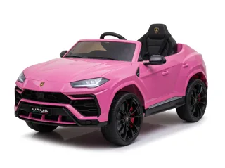 Voiture électrique enfant Lamborghini Urus rose 12V, sous licence officielle, avec télécommande parentale, pour enfant de 3-6 ans