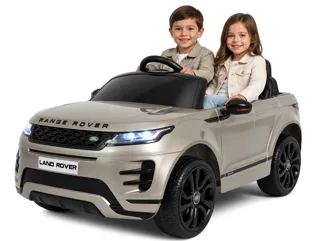Voiture électrique enfant Range Rover Evoque gris 12V, sous licence officielle, pour enfant de 3-6 ans