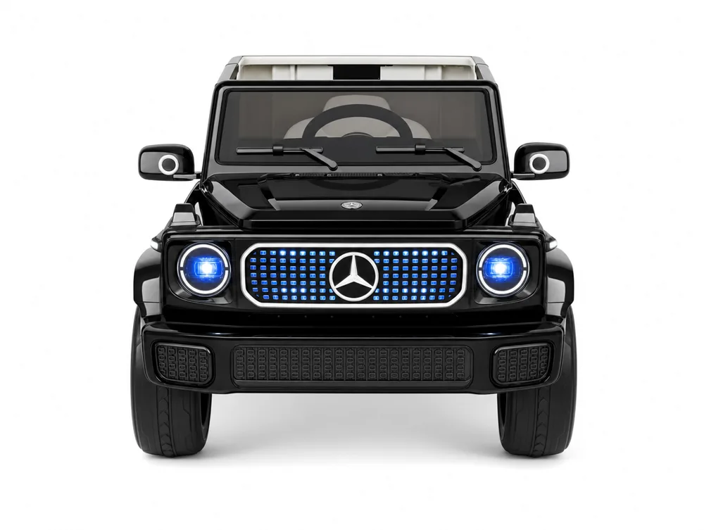 Voiture électrique enfant Mercedes EQG noir 12V, sous licence officielle, pour enfant de 3-6 ans