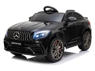 Voiture électrique enfant Mercedes GLC 63 AMG noir 12V, avec télécommande parentale, pour enfant de 3-6 ans