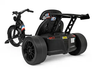 Voiture électrique enfant Tricycle Drift Électrique 24V, mode drift dérapage contrôlé, allure chopper, pour enfant de 5-9 ans