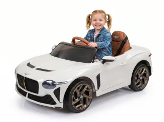 Bentley Bacalar enfant, Blanc, fillette au volant