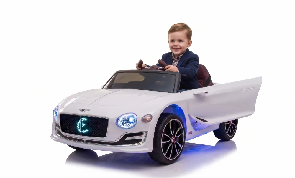 Voiture électrique enfant Bentley EXP noir 12V, sous licence officielle, pour enfant de 3-6 ans
