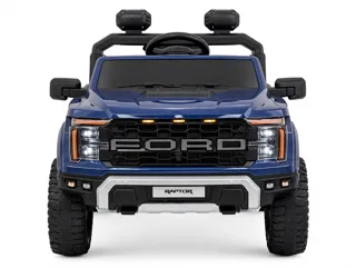 Voiture électrique enfant Ford Raptor bleu 24V, démarrage progressif Soft-Start, pour enfant de 5-9 ans