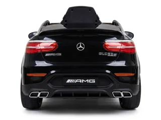 Voiture électrique enfant Mercedes GLC 63 AMG noir 12V, ceinture de sécurité, pour enfant de 3-6 ans